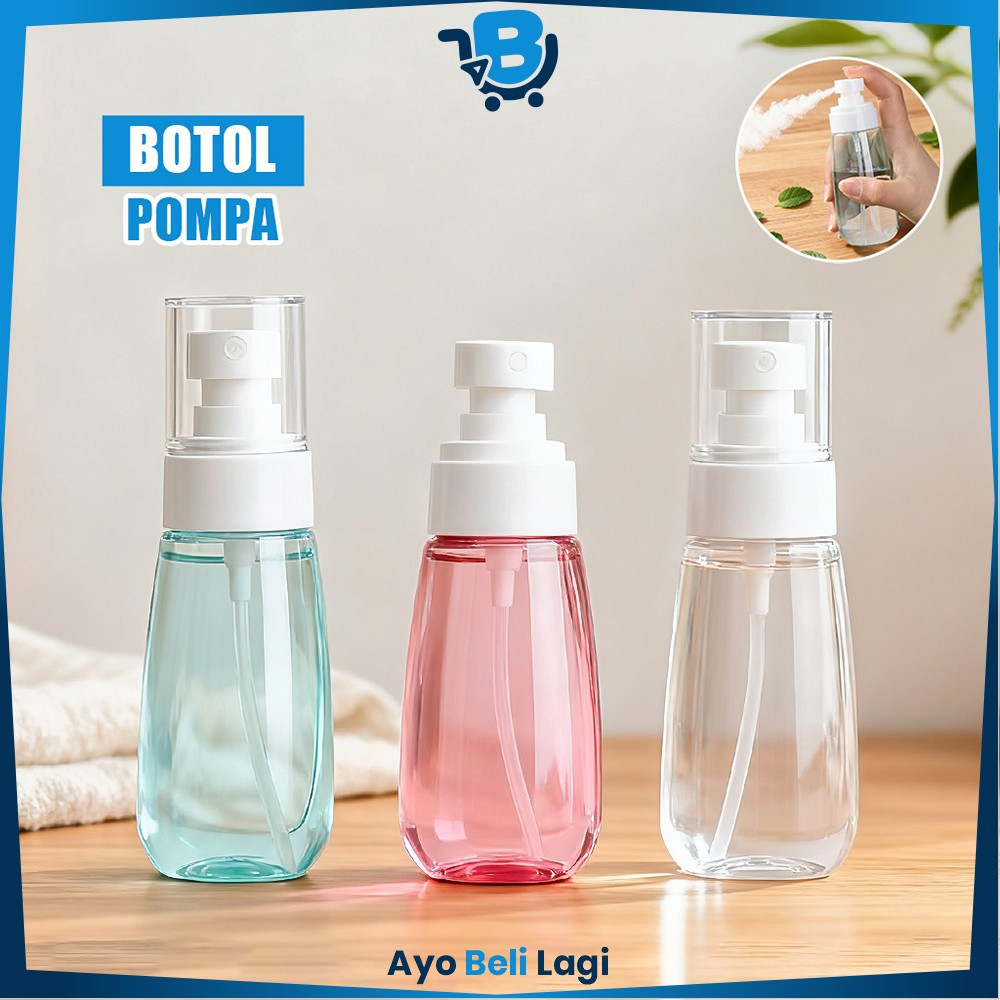 Jual Botol Semprot Parfum 60ml 100ml Refill Spray Transparan Portable ...