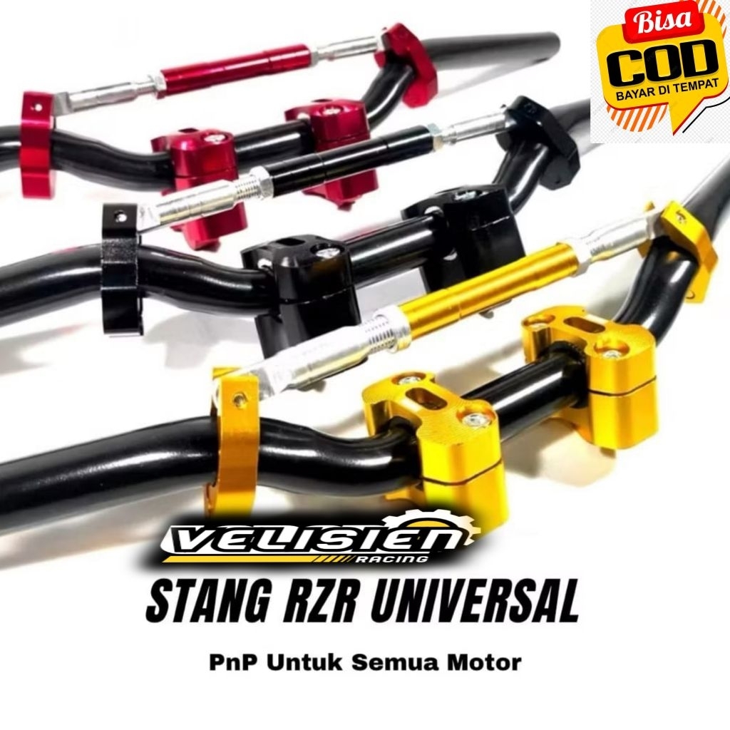 Jual Paket Stang RZR + Raiser CNC + Palang Stang CNC Beat Street XRide ...