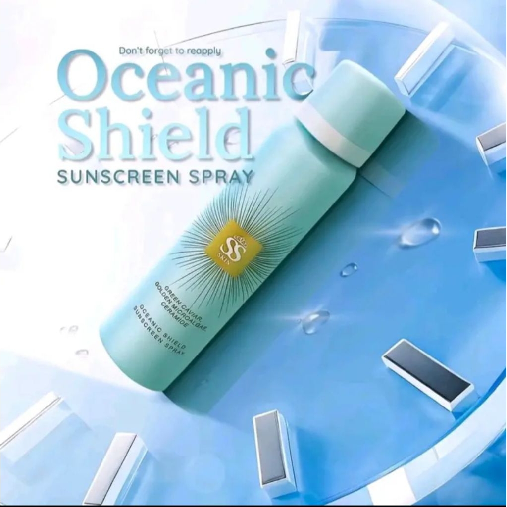 Jual OCEANIC SHIELD SUNSCREEN SPRAY SSSKIN SPF 35+++ | Shopee Indonesia