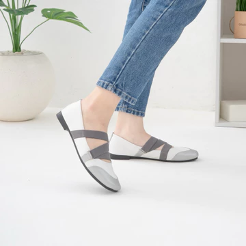 Lavaletta • Zeno Flatshoes Sneakers Bellerina Wanita Hak 1cm
