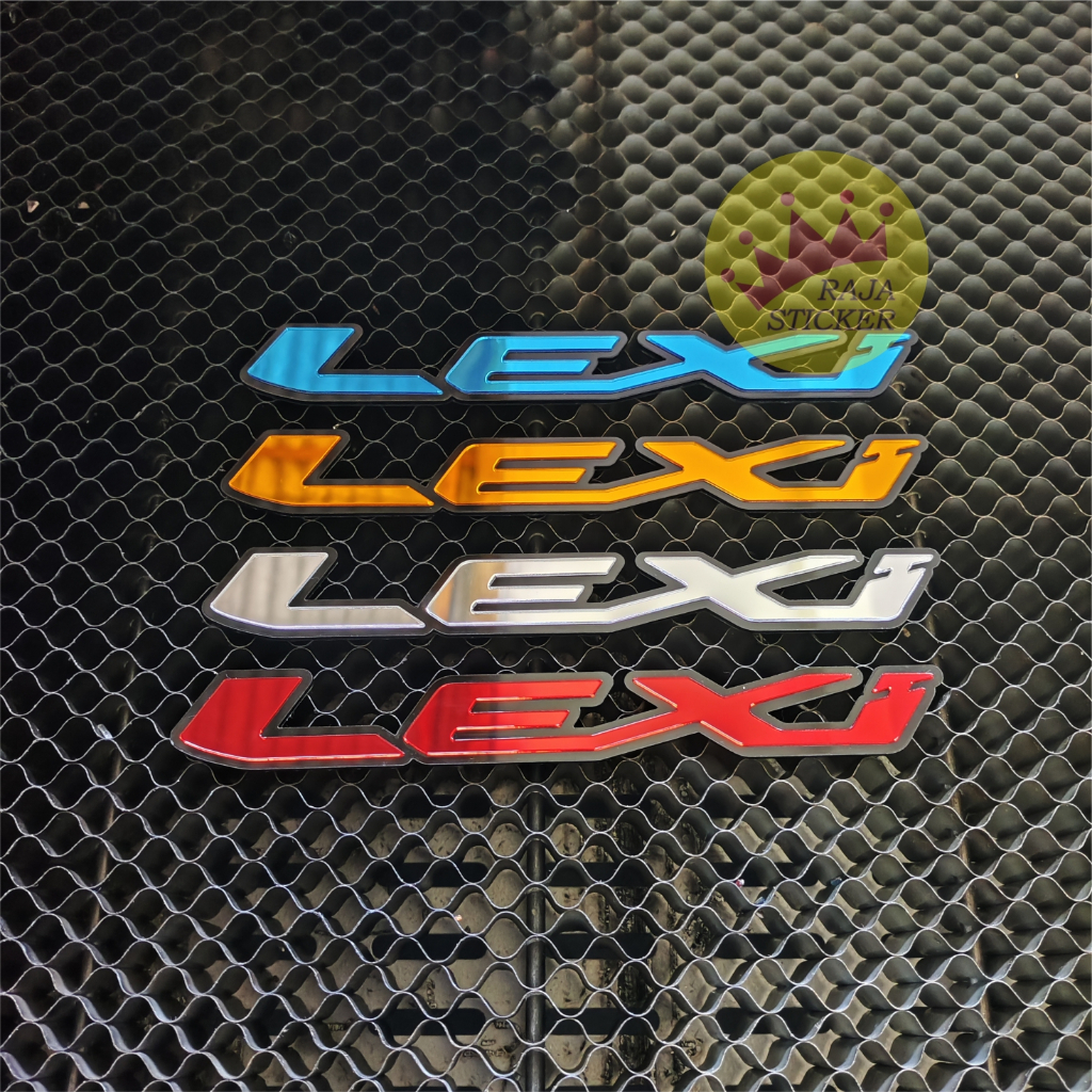Jual Emblem Lexi 2 PCS Timbul 3D Logo Aksesoris Motor Lexi | Shopee ...