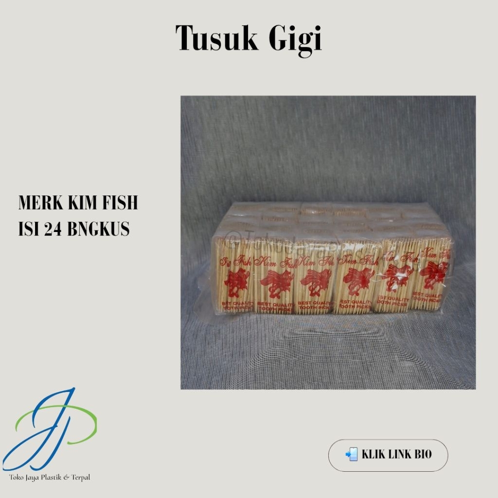 Jual TUSUK GIGI | MERK KIM FISH | ISI 24BUNGKUS | Shopee Indonesia
