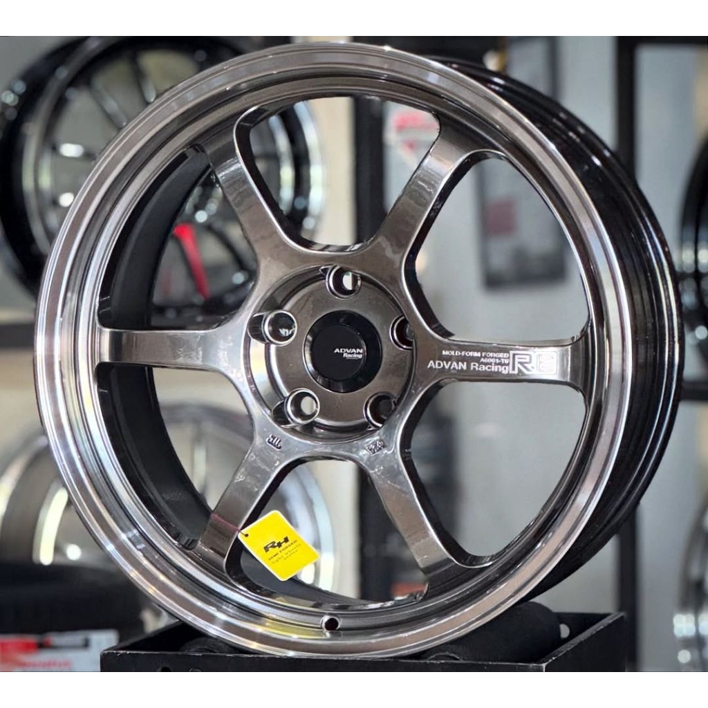 Jual velg advan r6 r18 lebar 8,5 et 42 velg mobil ring 18 velg racing ...