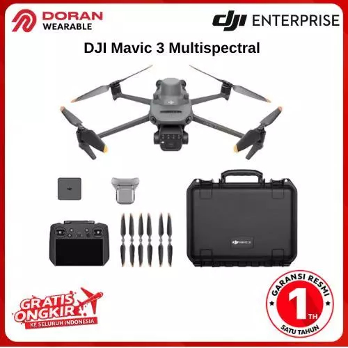Jual DJI Enterprise Mavic 3 Multispectral Drone - Garansi Resmi 1 Tahun ...