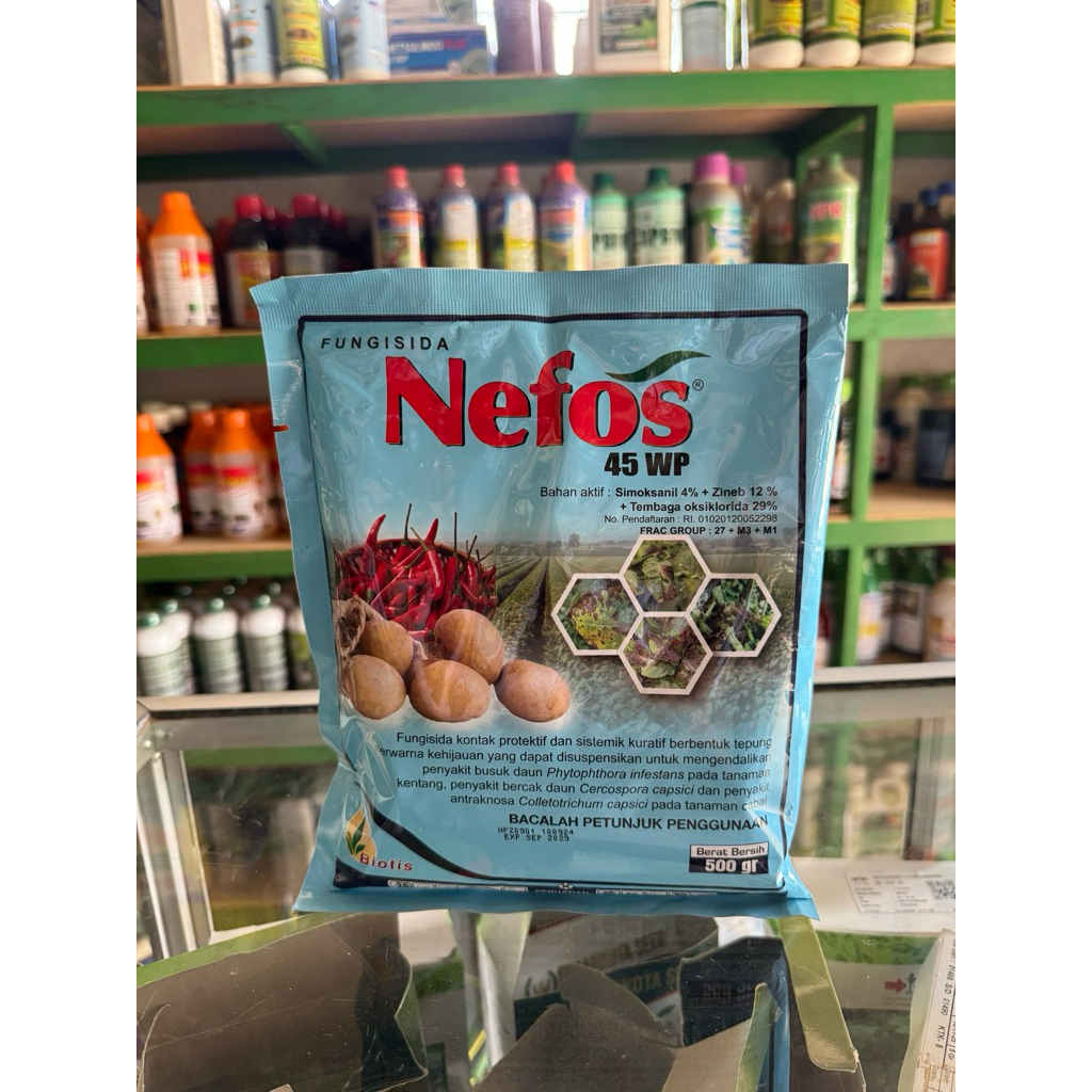 Jual Fungisida Nefos 45 WP Kemasan 500 gram Mengatasi segala Jamur ...