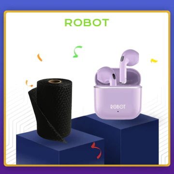Robot TWS Wireless Earphone Airbuds New T50S BT 6.0 True Wireless Headset Bluetooth Earbuds
