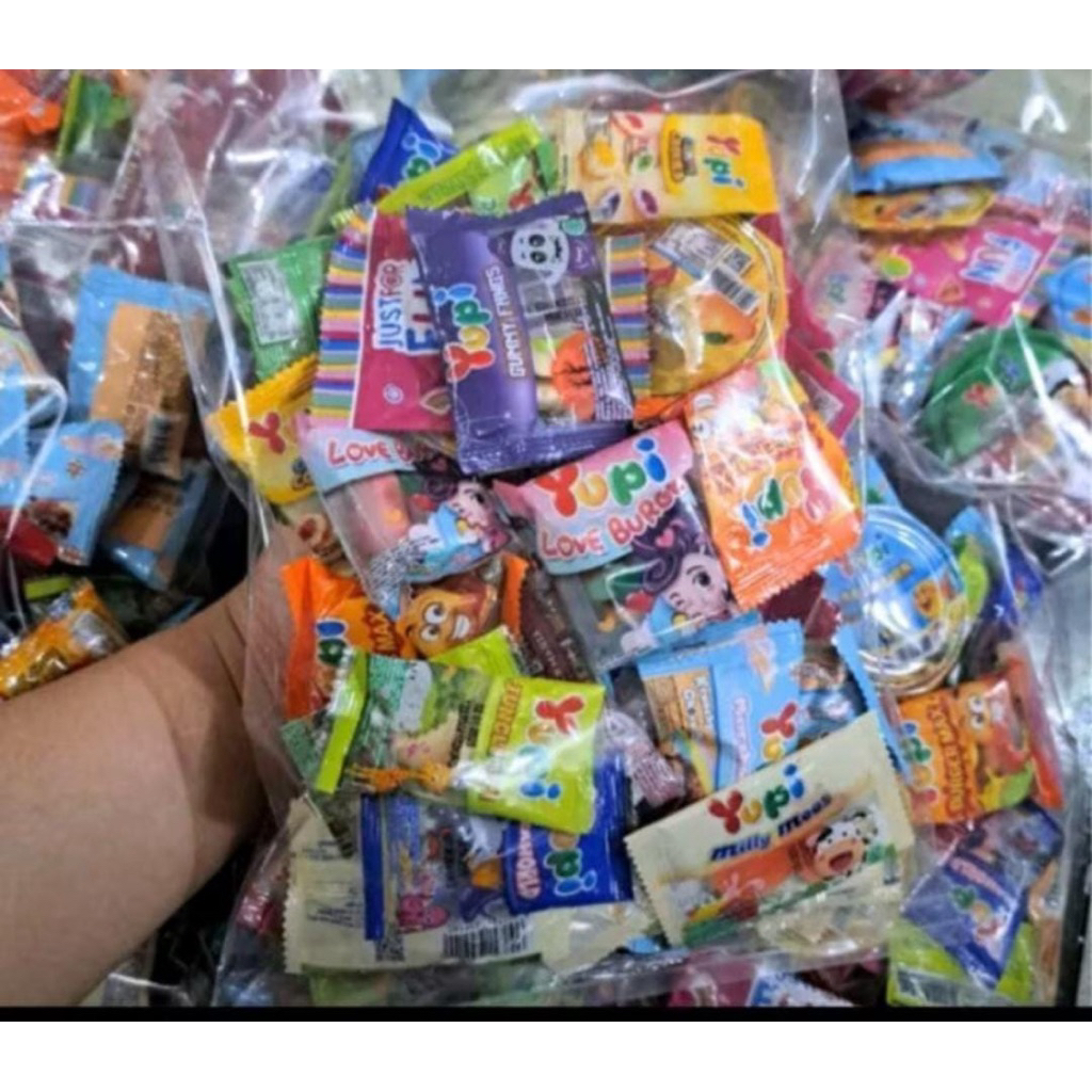 Jual permen yupi mix varian kemasan 500gr | Shopee Indonesia