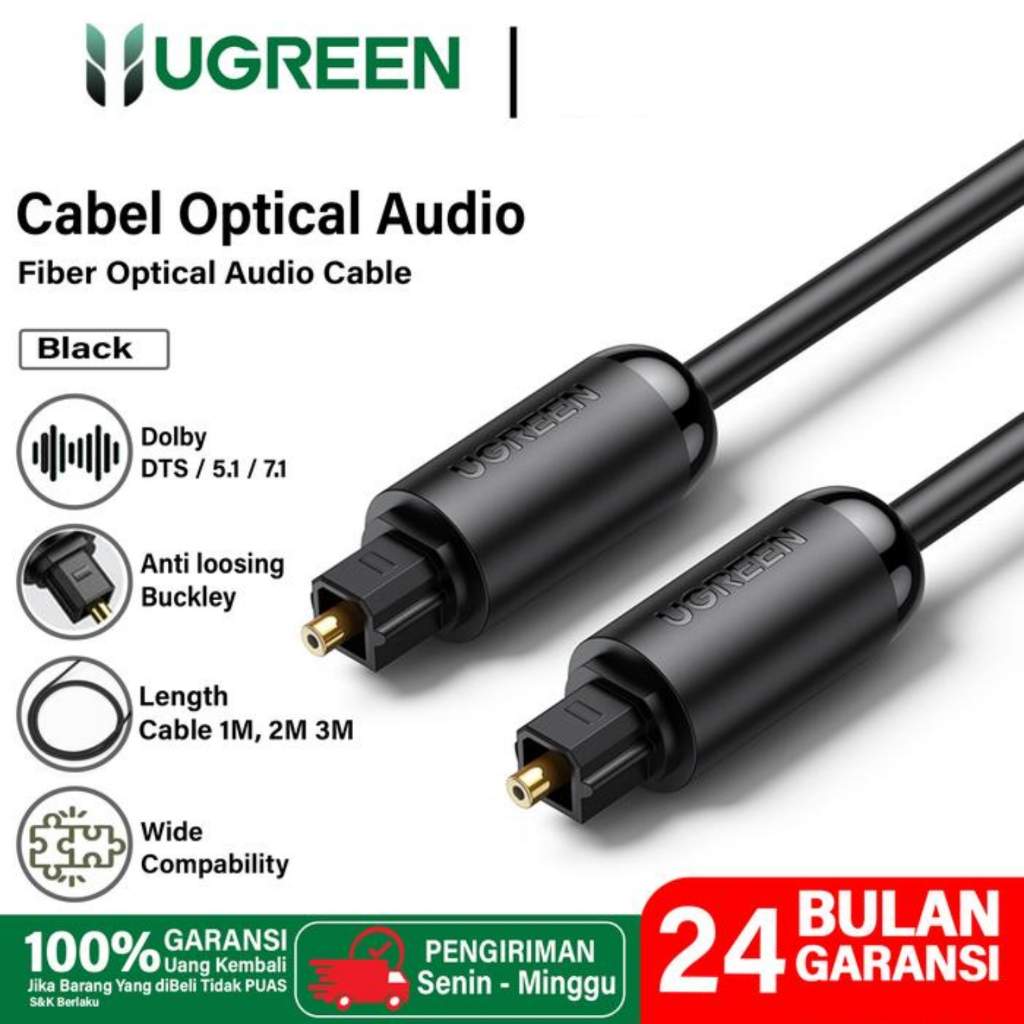 Jual Kabel Toslink Digital Audio Optical SPDIF / Kabel Fiber Optik ...