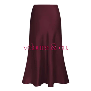 Rok Satin Silk Premium Bahan Lembut Nyaman Dipakai Pinggang Karet