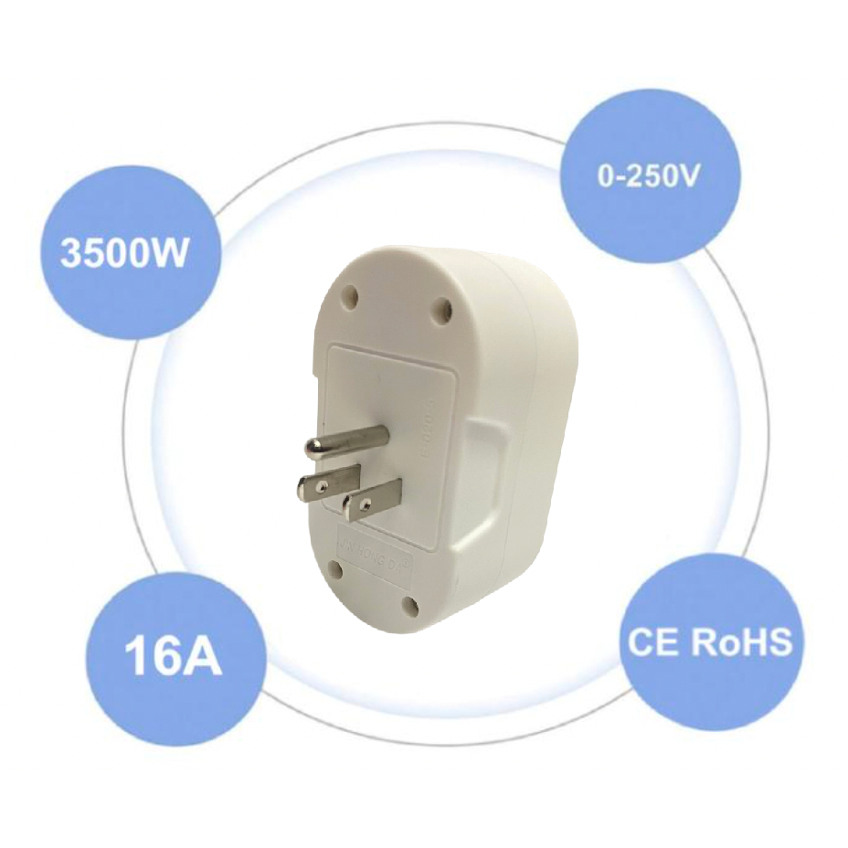 Jual Colokan steker adapter Konverter EU to US 16A 250V 3500W untuk ...