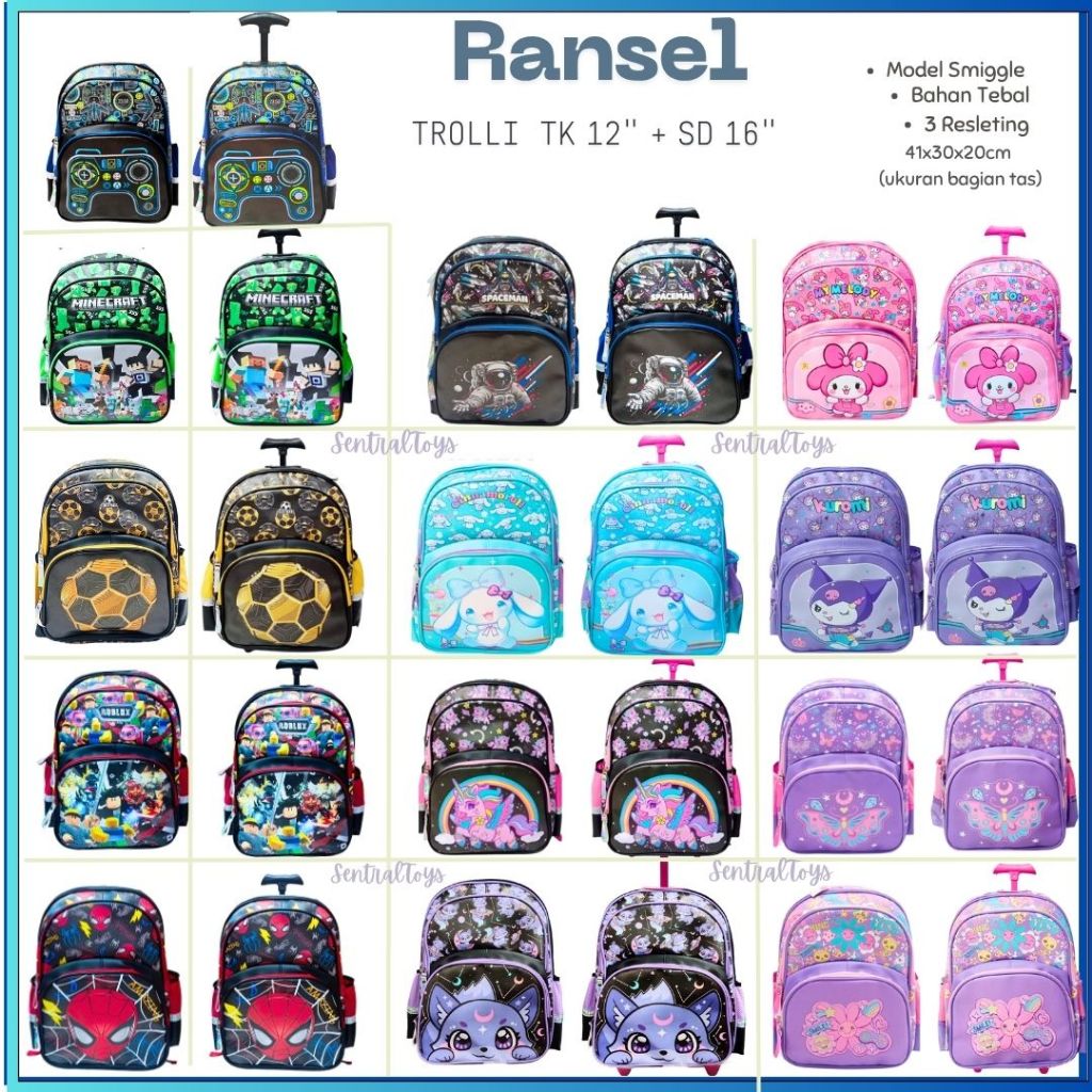 Jual Tas Ransel BackPack Sekolah Anak SD 16