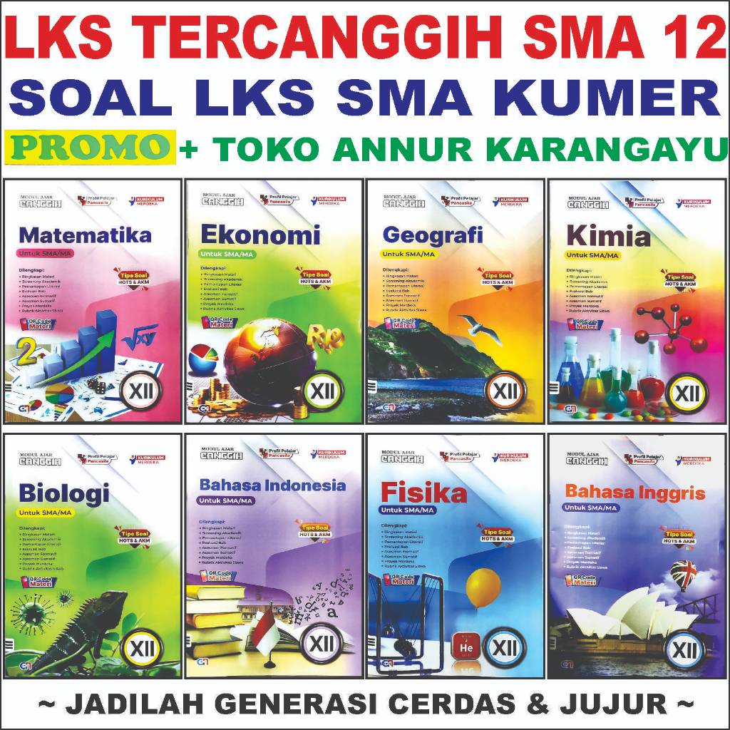 Jual Podac Lks SMA Viva Canggih 12 Pakarindo Promo Soal Kelas 12 128 ...