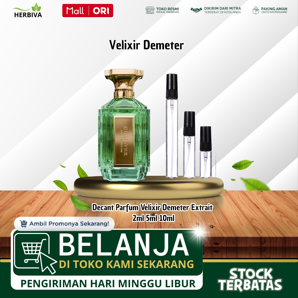 Jual Decant Parfum Velixir Demeter EDP 2ml 5ml 10ml Original Tahan Lama ...