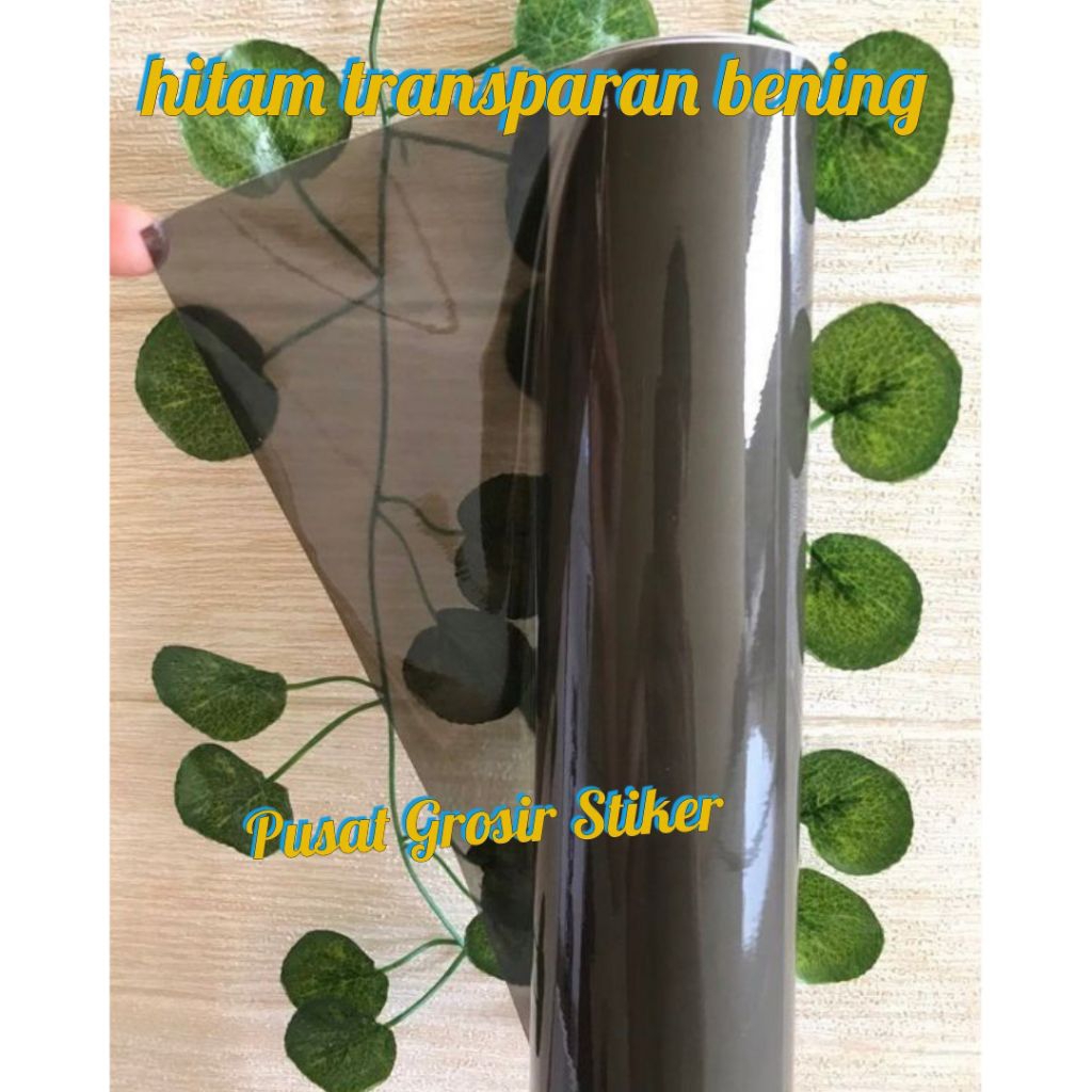 Jual Sticker Hitam Transparant Bening Stiker Scootlite Transparan ...