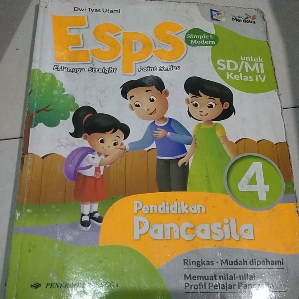 Jual ESPS PENDIDIKAN PANCASILA SD KELAS 4 KURIKULUM MERDEKA | Shopee ...