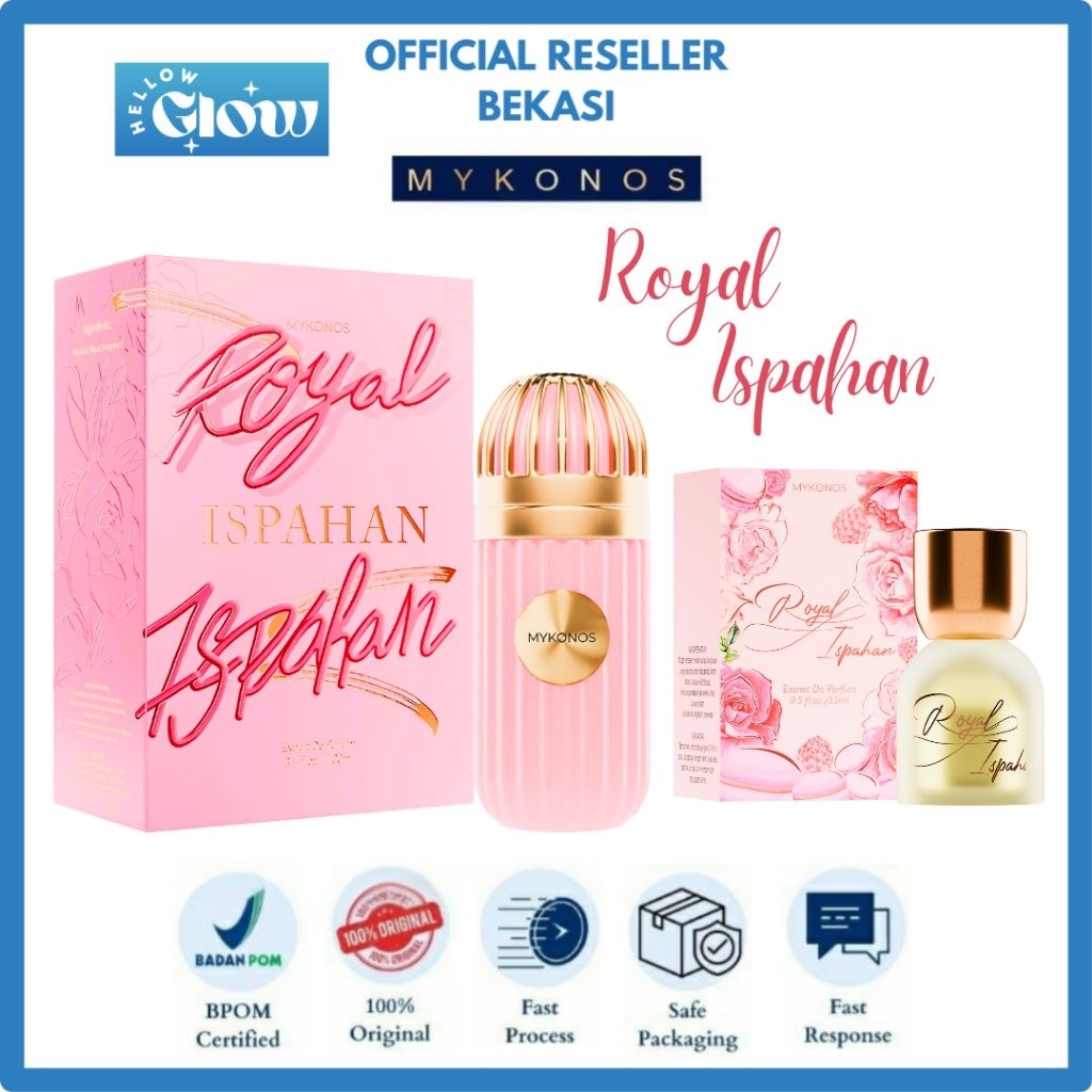 Jual Mykonos Royal Ispahan Extrait de Parfum 15 ML 100 ML