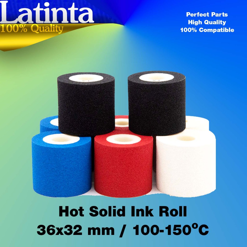 Jual Hot Ink Roll 36 x 32 Tinta Mesin Coding Ink roller 36x32 Medium ...