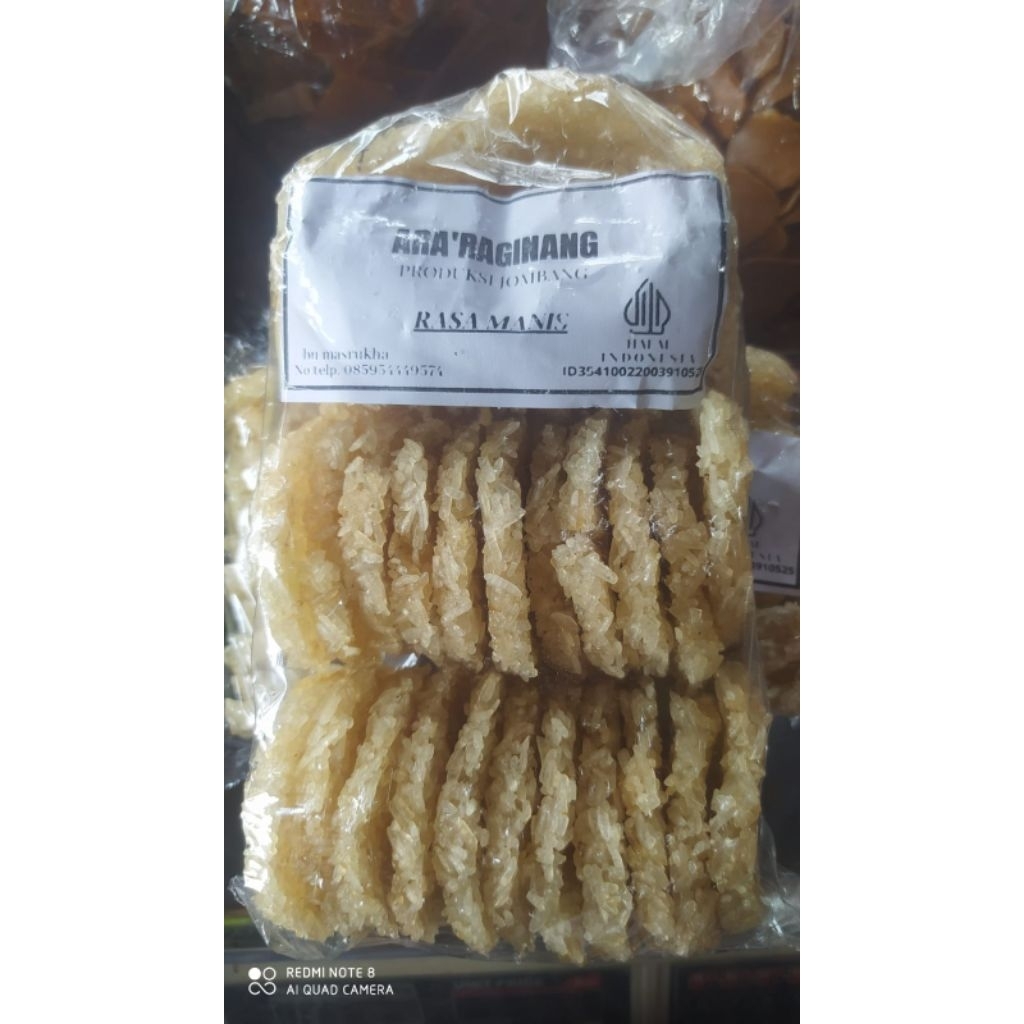 Jual RENGGINANG rasa manis kemasan 500gram | Shopee Indonesia