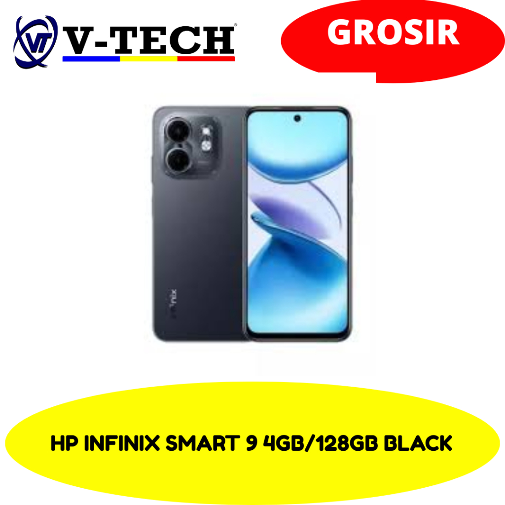 Jual HP INFINIX SMART 9 4GB/128GB BLACK | Shopee Indonesia