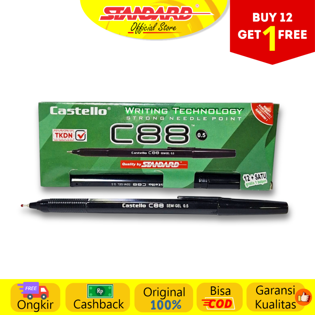 Standard - Pulpen AE7 C88 0.5 ( Alat Tulis / Pen / Ballpoint / Pena )