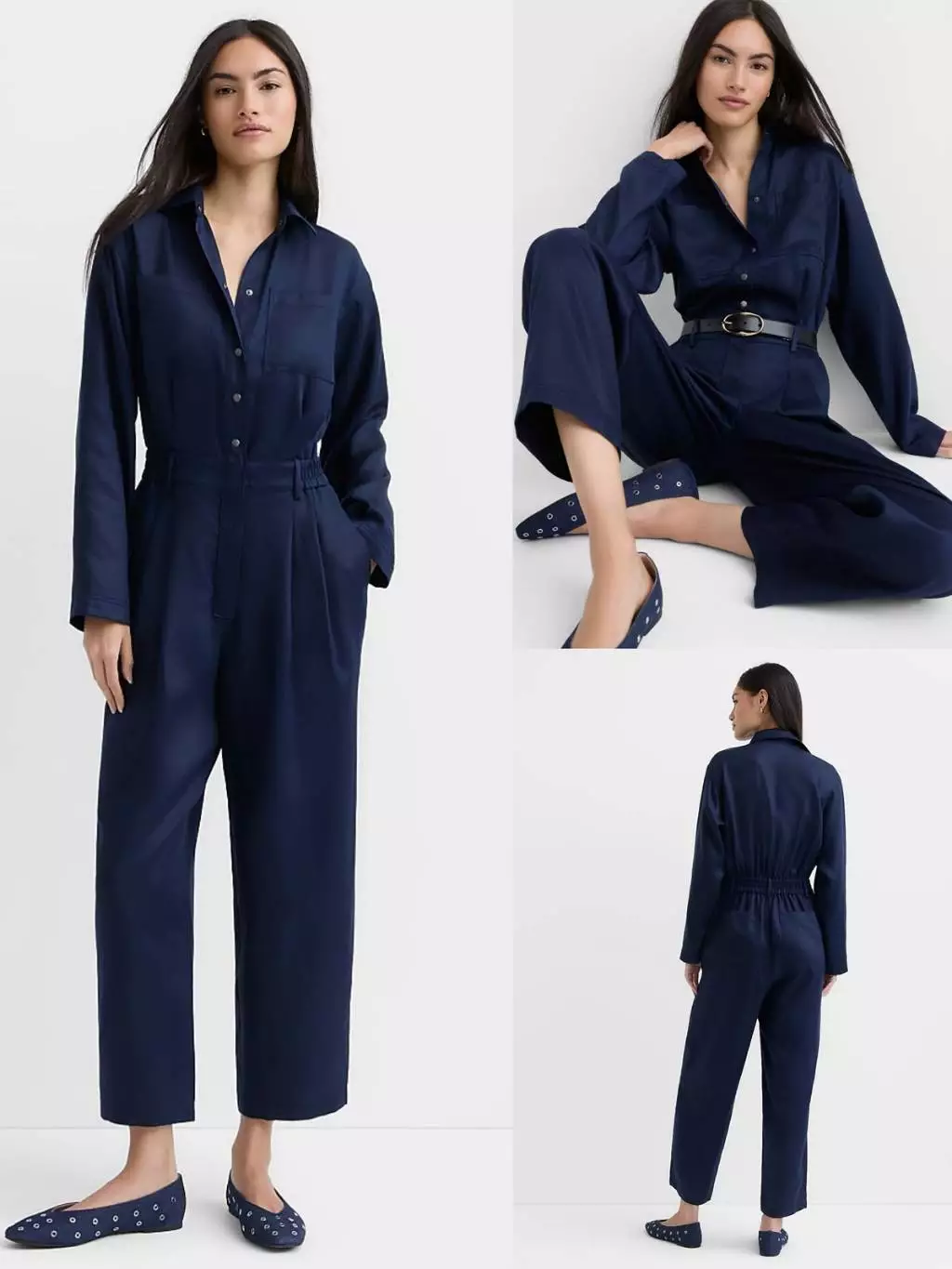 Jumpsuit Wanita Bahan Lyocell LF Women's Barrel Jumpsuit - 2779