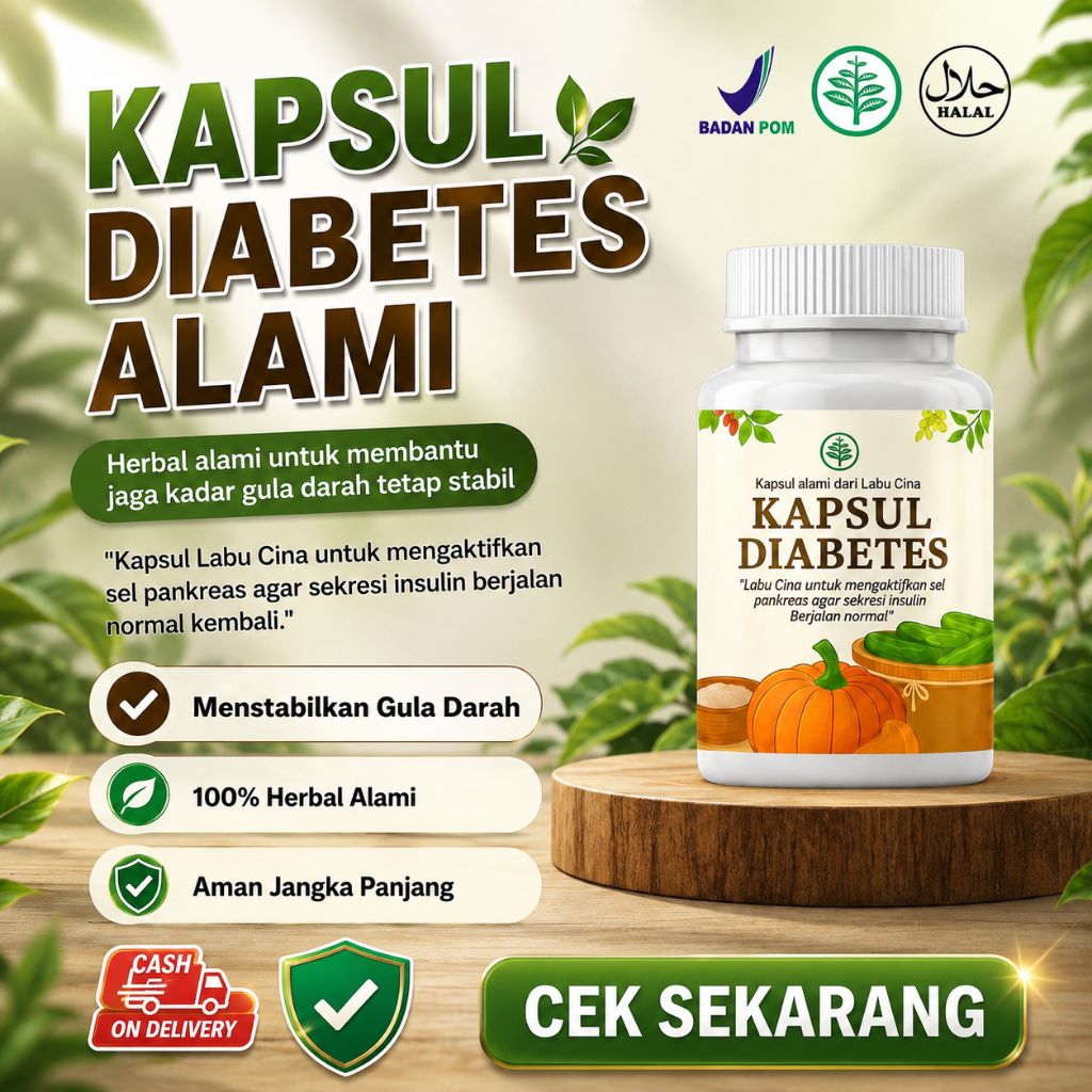 KAPSUL DIABETES LABU CHINA SUSU LABU CHINA UNTUK MENGATASI DIABETES KENCING MANIS GULA DARAH HALAL ORI