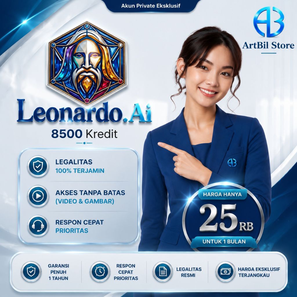Leonardo AI Premium 8.500 Credit 1 Bulan
