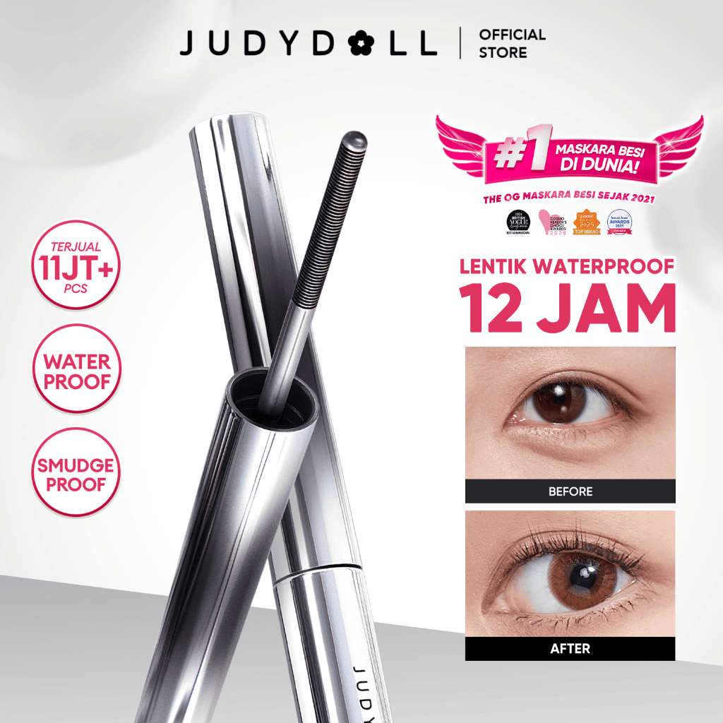 Jual (BEST SELLER) Judydoll Iron Mascara OG - Maskara Besi Waterproof ...