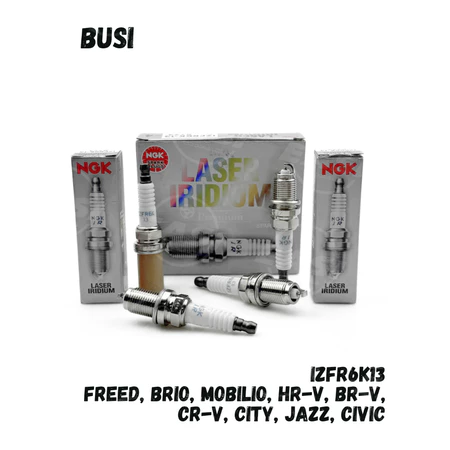 Busi Iridium HONDA FREED, BRIO, MOBILIO, HR-V, BR-V, CR-V, JAZZ, CITY 13K IZFR6K-13K (6774)