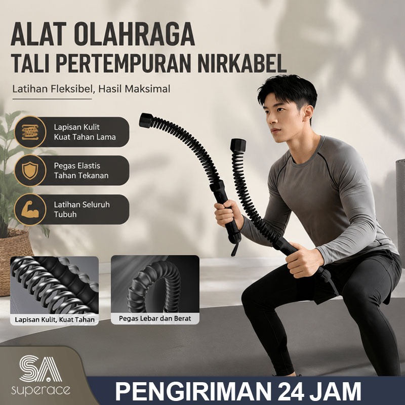 Superace  Tali Tempur Tali Latihan Cocok Untuk Latihan Kekuatan Dan Kebugaran Cocok Untuk Olahraga Dalam Ruangan