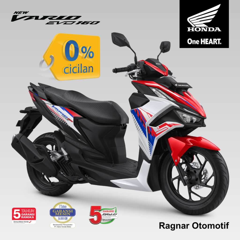 Sepeda Motor Honda Vario Evo 160 Baru New Asli Original Bergaransi Resmi