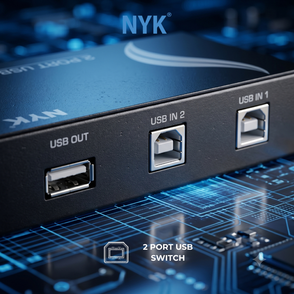 NYK USB HUB V2.0 Data Switch Printer 1-2 port COD HUB bergaransi Docking Station Data transfer Mobile phone macbook android iphone ipad tab MHL (3)