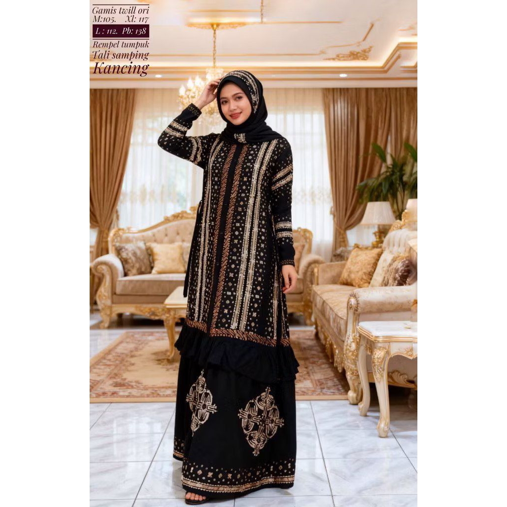 Gamis Twill Ori Shopee Indonesia 8