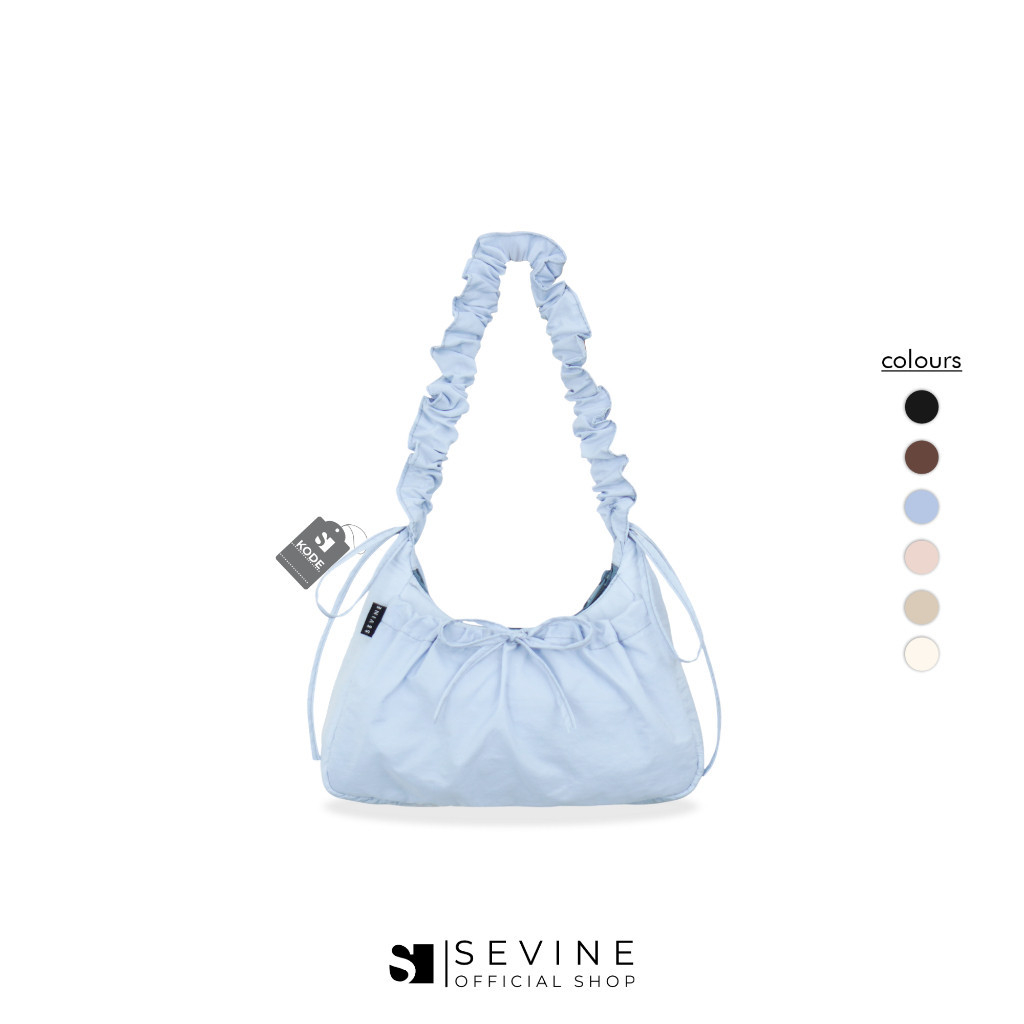 Sevine Elora Slingbag Selempang Sekolah Kuliah Tas Cewek Wanita Resleting Sling Bag Lucu Korean Style