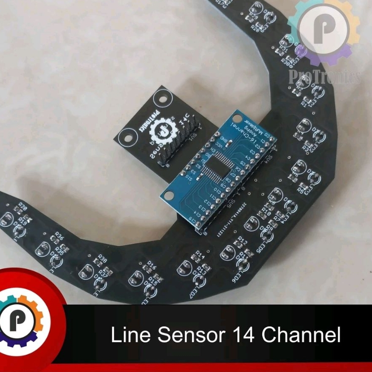 Jual Line Tracking Sensor Robot Line Follower Line Tracer 14 Channel ...