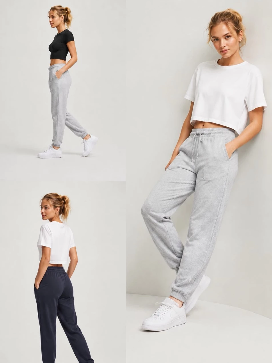 Celana Training Jogger Wanita TPN Jogger Pants Fleece Comfy - 3166