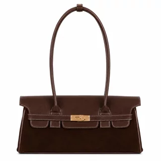 SweetSally - Sora Totebag Suede /Tas Wanita Bahan Kulit PU Glossy Premium