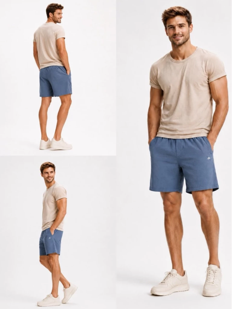 Celana Pendek Pria PLH Men's Casual Shorts - 3095