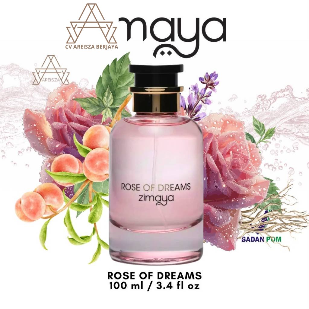 Jual Zimaya Rose of Dreams for Women EDP 100 ml | Shopee Indonesia