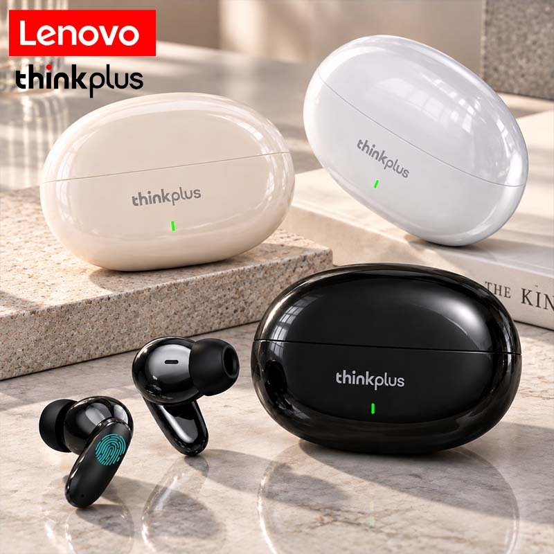 COD Original Lenovo ThinkPlus LP90 TWS Gaming Bluetooth Earbuds Latensi Rendah 0.2 Detik, Bisa Grosir - Cocok Main Mobile Legends Free Fire & Olahraga