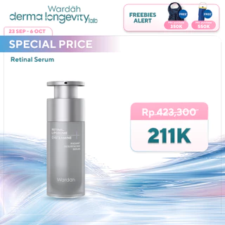 WARDAH Radiant Resurfacing Retinal Cysteamine Serum 30 ml - serum mencerahkan wajah, serum brightening, retinol, Peeling Eksfoliasi Wajah Exfoliating Essence Mengangkat Sel Kulit Mati Membersihkan Anti Acne Jerawat Mengencangkan gloglowing skincare