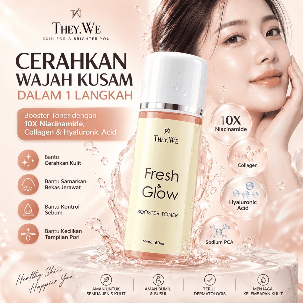 They.We Toner 10X Niacinamide Anti Kusam Jerawat