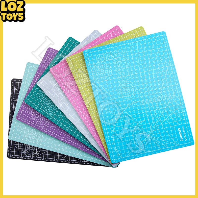 Jual LOZTOYS A3/A4 Cutting Mat Self Healing / PVC Cutting Mat / Cutting ...