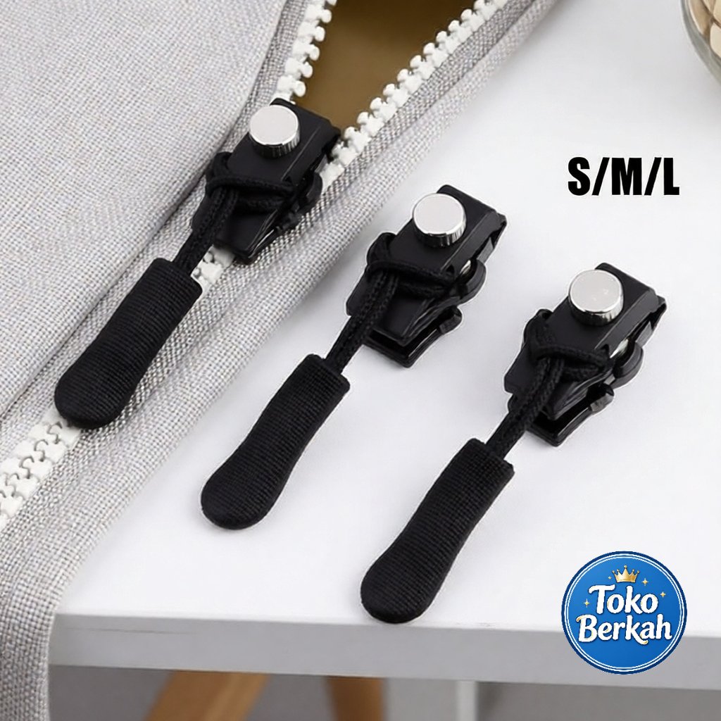 Jual 10Pcs Resleting Zipper Pakaian Warna Hitam / Fix A Zipper ...