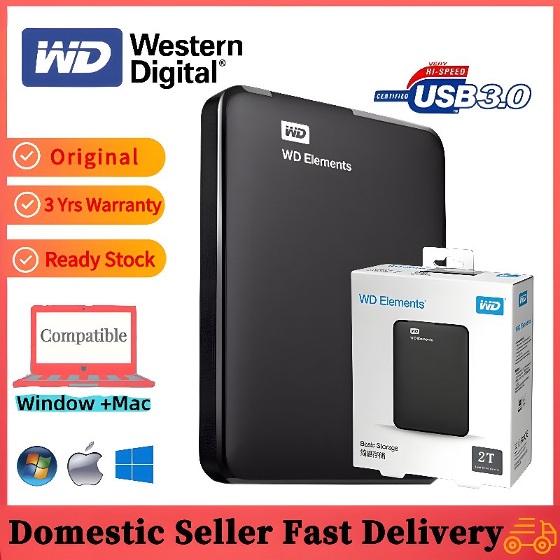 Jual WD hardisk Eksternal 2.5