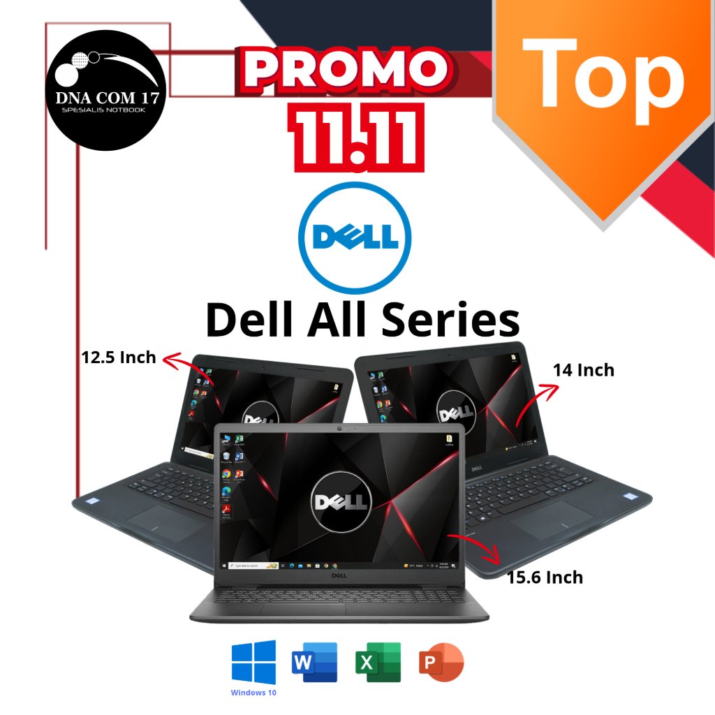 Laptop Dell Latitude Core i5 / Core i7 | RAM 16GB | SSD 512GB | Mulus / Second / Original / Berkualitas / Bergaransi.