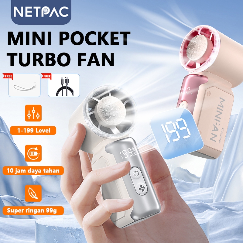 Jual NETPAC High-speed Mini Kipas Portable Mini Kipas Angin Travel Size ...
