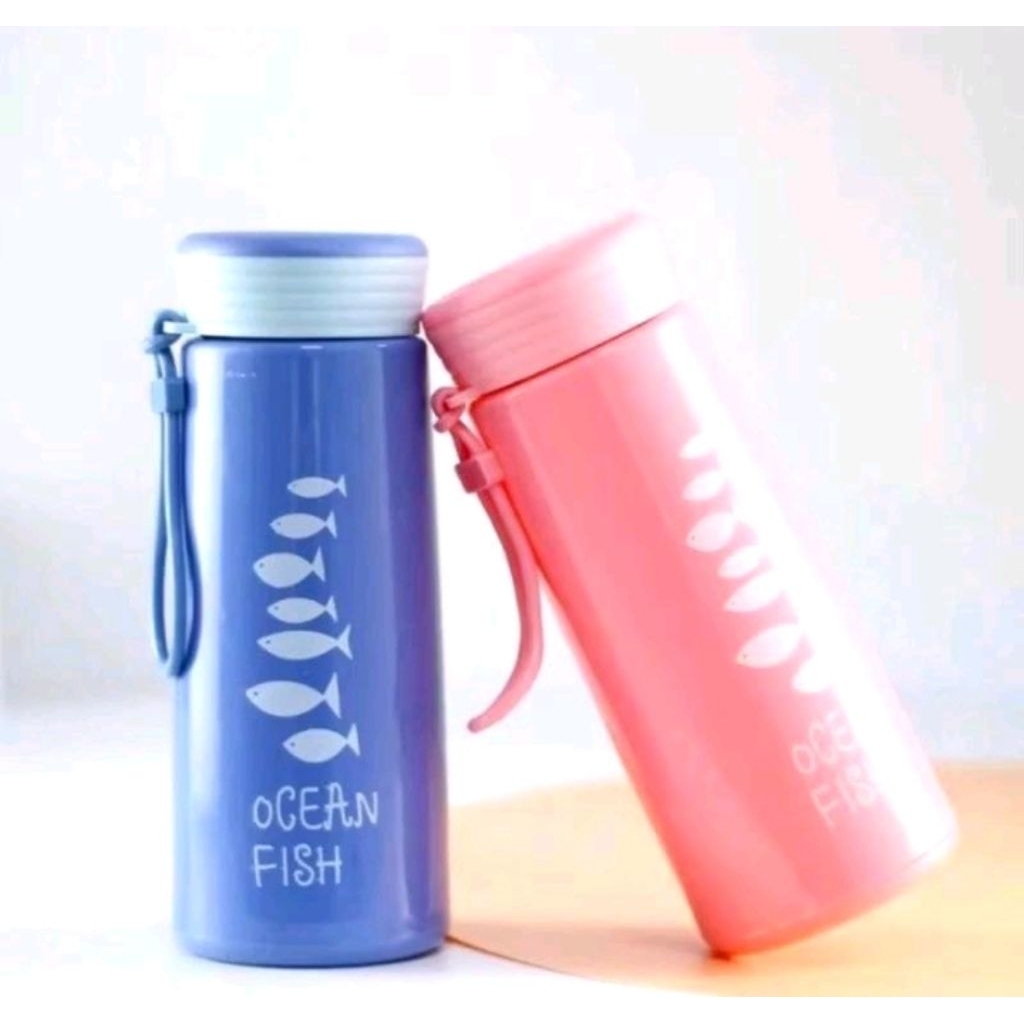 Jual DC B ( B36) BOTOL MINUM KACA OCEAN FISH TDK BS MEMILIH | Shopee ...