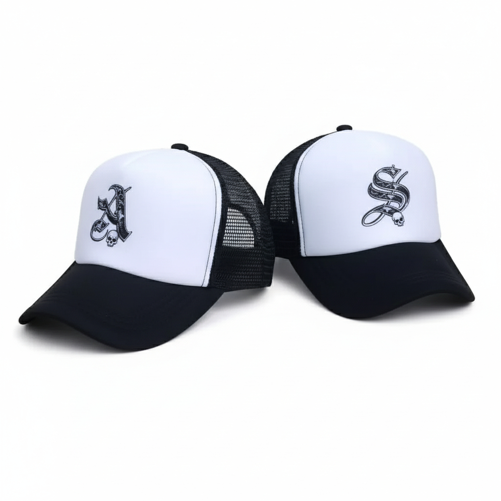 Jual Anggona Apparel Topi Jaring Trucker Hat - Motif Custom Huruf ...