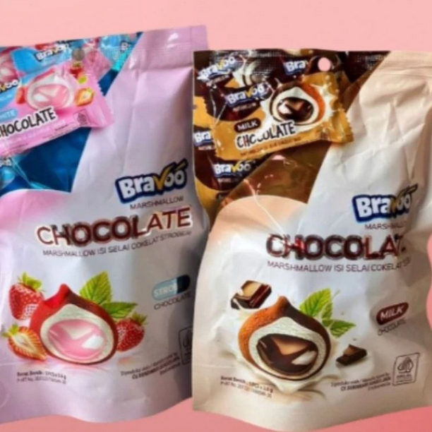 Jual paket 60 pcs Bravoo choco ball 12 pack isi 60buah | Shopee Indonesia